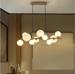 ONLI - Lustra suspendată pe cablu PALOMA 10xG9/3W/230V auriu