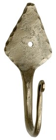 Cuier auriu, din metal, cu agatatoare, Ash