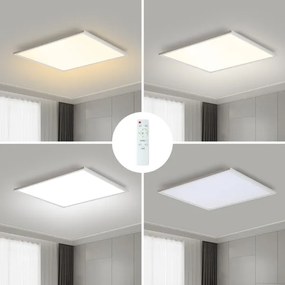 Plafonieră LED dimabilă Brilagi SLIMFRAME LED/58W/230V 60x60 cm alb + telecomandă