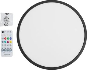 Brilagi - Plafonieră LED RGBW VIBE, reglabilă, LED/36W/230V 3000-6500K, negru + telecomandă