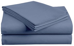 Cearsaf de bumbac LUX albastru 220x240 cm