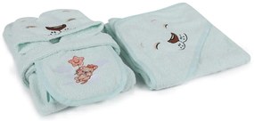 Halat pentru copii verde mentă pentru 1-2 ani din bumbac Aslan – Foutastic