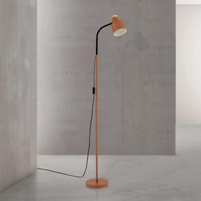 Lampa de podea cu spot directionabil Gili rosu coral