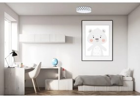 LED Plafonieră GALAXY KIDS LED/24W/230V buline alb/negru