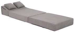 Scaun pliant/saltea PELOS, gri