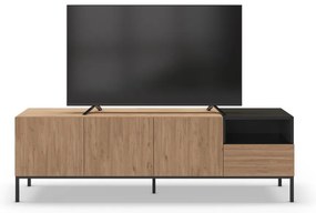 Comodă TV în culoare naturală 180x55 cm Cailin – Marckeric