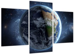 Tablou - Vedere din spațiu (90x60 cm)