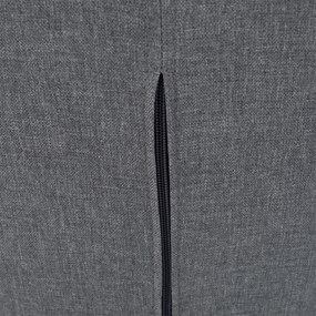 Scaun balansoar design, patchwork/gri/bej, KEMARO