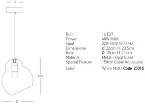 Pendul modern design decorativ Brant