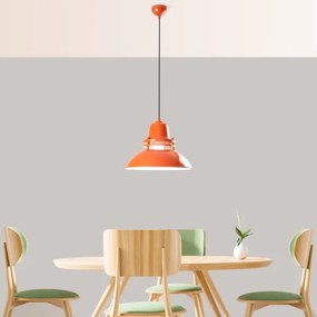 Lustră TIBET pe cablu 1xE27/40W/230V, portocalie