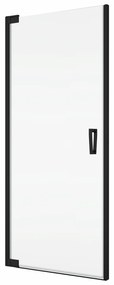 Usa batanta cu profil compensator, negru mat, 70 cm, instalare stanga Ronal Cadura 700 mm, Negru mat, Stanga
