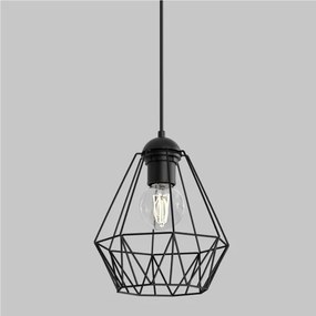 Lustră pe cablu BERGEN 1xE27/60W/230V neagră