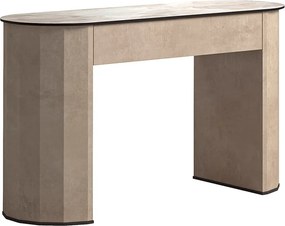 Masă lemn masiv de perete Sable, 134 × 50 × 79 cm