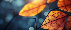 Tablou - Textura frunzelor (120x50 cm)