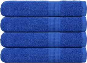 vidaXL Prosoape FROGN 4 buc., albastru, 100x200 cm, 360 g/m²
