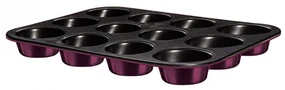 Tava pentru copt 12 briose Purple Eclipse Collection BerlingerHaus BH 6800