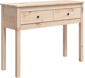 vidaXL Masă consolă, 100x35x75 cm, lemn masiv de pin