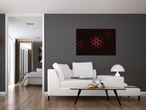 Tablou cu sârmă (90x60 cm)