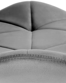 Scaun K453 velvet gri