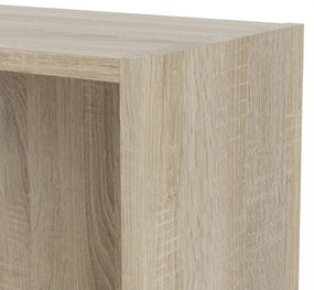 Bibliotecă Tvilum Basic, 79x203 cm, alb