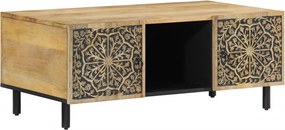 vidaXL Măsuță de cafea, 100x54x40 cm, lemn masiv de mango