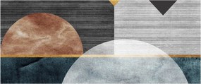 Tablou - Forme și texturi (120x50 cm)