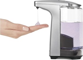 Dispenser de săpun cu senzor din metal gri 237 ml - simplehuman