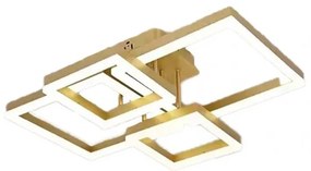 Lustra LED Cu Telecomanda, Elit's, EsnF2341, 160 w, Gold Bronz