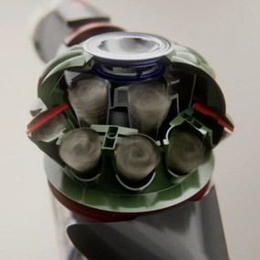 Aspirator vertical Dyson V8 Cyclone SV55 MAGn/Bk 226587-01, 150AW, 0,54 L, 3 moduri, fără pierderi de putere, golire igienică, filtrare complet etanșă, negru/magneziu