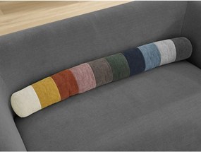 Canapea gri închis cu tapițerie din chenille 160 cm Celine – Bobochic Paris