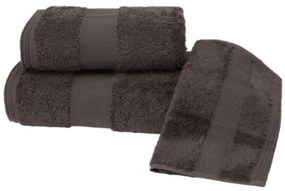 Set cadou prosoape mici DELUXE, 3 buc Gri deschis / Light Grey