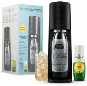 Sodastream Terra Black Ginger Ale Mpack Producătorde apă spumantă