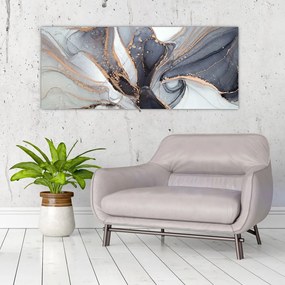 Tablou - Marmură gri (120x50 cm)