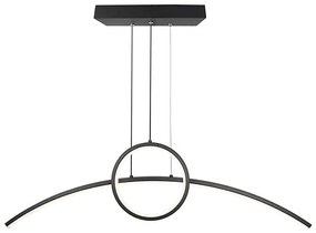 Lustră LED pe cablu LED/30W/230V 4000K negru