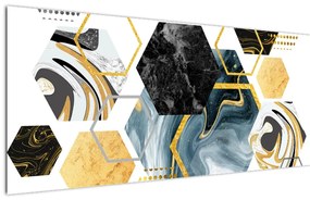 Tablou - Poligon (120x50 cm)