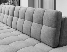 Coltar extensibil stanga 3 locuri ELTAP, LT-85MO, Blezalt, 240x150x82 cm, lemn/poliester, gri