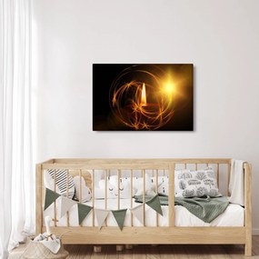 Tablou cu lumânare (90x60 cm)