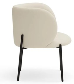 Fotoliu din imitație de piele alb Mogi - Teulat