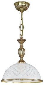 Lustra / Pendul clasic alama/sticla realizat manual 7102