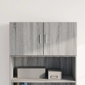 vidaXL Dulap de perete, gri sonoma, 80x42,5x40 cm, lemn compozit