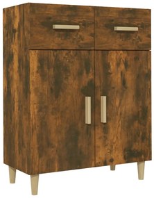 817357 vidaXL Servantă, stejar fumuriu, 69,5x34x89 cm, lemn prelucrat