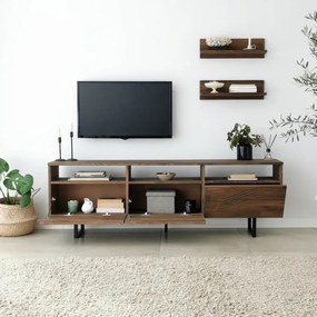 Comoda TV Onda - Walnut