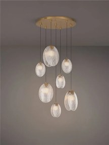 Lustra LED suspendata design decorativ SHELINA D-65cm