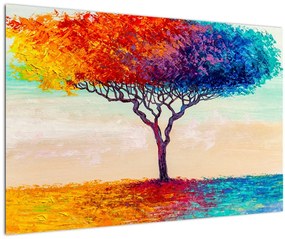 Tablou cu pom pictat (90x60 cm)