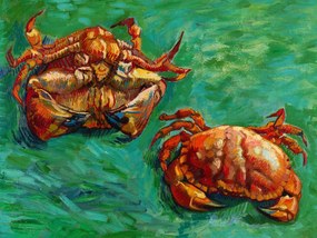 Artă imprimată Two Crabs (Vintage Seaside) - Vincent van Gogh, (40 x 30 cm)
