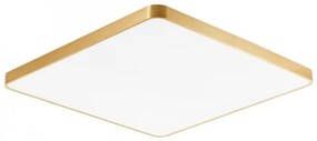 Plafoniera LED moderna SIERRA auriu, 80x80cm
