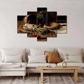 Tablou cu sparanghel pe masă (150x105 cm)