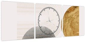 Tablou - Arcuri rustice N⁰2 (cu ceas) (90x30 cm)