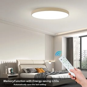 Brilagi-LED Lampă LED reglabilă POOL SMART LED/180W/230V 120 cm bej Wi-Fi Tuya+telecomandă