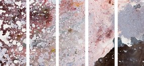 Tablou 5-piese abstracția în tonuri fine